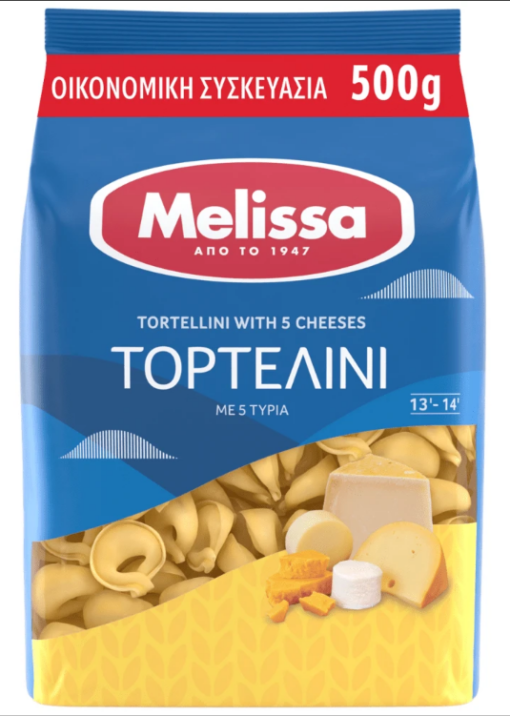 Τορτελίνι Γεμιστό με 5 Τυριά Melissa (500g)