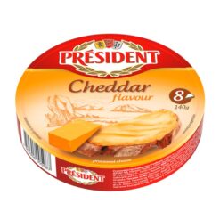 Τρίγωνα Τυράκια Cheddar President (8 Τεμάχια) (140g)