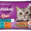 Τροφή για γάτες Στεριά και Θάλασσα σε Ζελέ Whiskas Duo (4x85g)