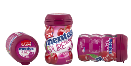 Τσίχλες Pure Cherry Mentos (87 g)