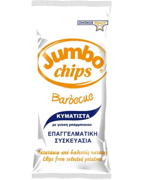 Τσιπς Κυματιστά με Γεύση Barbeque Jumbo (280g)