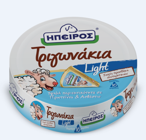 Τυράκια Τρίγωνα Light 16 μερίδες Ήπειρος (280g)