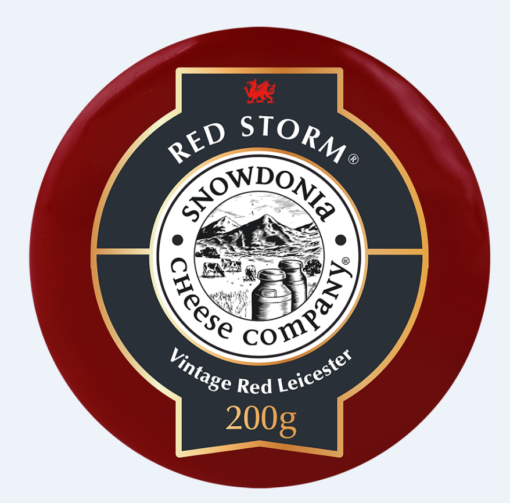 Τυρί Leicester Παλαιωμένο Red Storm Snowdonia (200 g)