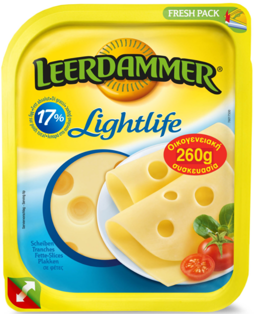 Τυρί σε φέτες light Leerdammer (260g)