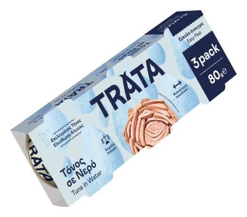 Τόνος σε Νερό Trata (3Χ80g)