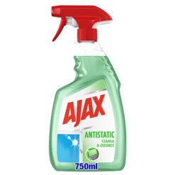 Υγρό Spray για τα Τζάμια Antistatic Ajax (750ml)