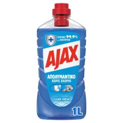 Υγρό Απολυμαντικό Xωρίς Χλώριο Clean Fresh Ajax (1 lt)