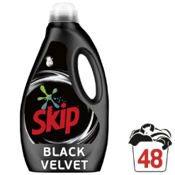 Υγρό Απορρυπαντικό Πλυντηρίου Ρούχων Black Velvet Skip (48 μεζ)