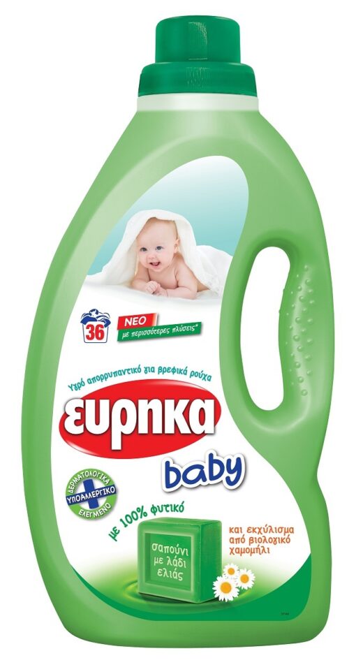 Υγρό Απορρυπαντικό Ρούχων Εύρηκα Baby (1