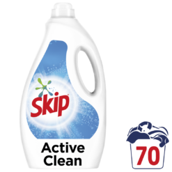 Υγρό απορρυπαντικό πλυντηρίου ρούχων Active Clean Skip (70μεζ.)