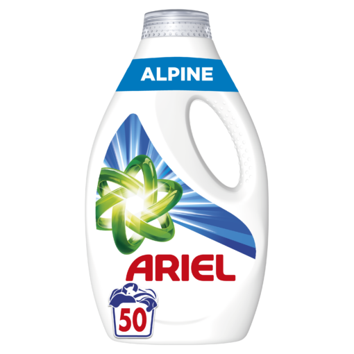 Υγρό απορρυπαντικό πλυντηρίου ρούχων Alpine Ariel (50μεζ.)