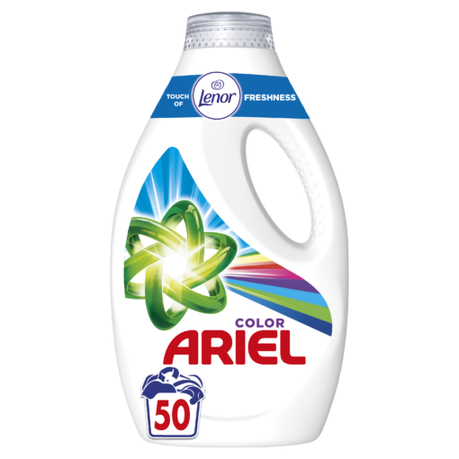 Υγρό απορρυπαντικό πλυντηρίου ρούχων Touch of Lenor Color Ariel (50μεζ.)