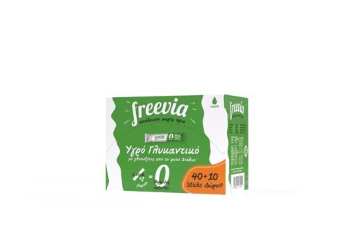 Υγρό γλυκαντικό με Stevia Sticks (40+10 sticks δώρο) Freevia