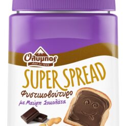 Φυστικοβούτυρο με Μαύρη Σοκολάτα Super Spread Όλυμπος (350g)