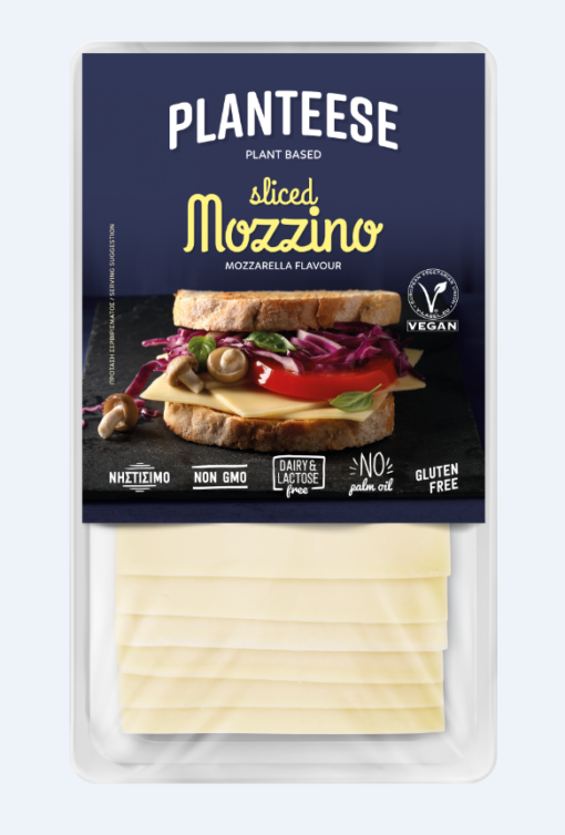 Φυτικό Αναπλήρωμα σε φέτες Planteese Mozzino Vegan (140gr)