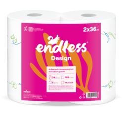 Χαρτί Κουζίνας 2φύλλο Design Endless (2ρολά x 350 g)