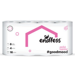 Χαρτί Υγείας 4φυλλο Good Mood Endless (8 ρολά*103g)