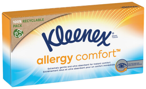 Χαρτομάντηλα Επιτραπέζια Allergy Comfort Kleenex (56 Φύλλα / 110g)