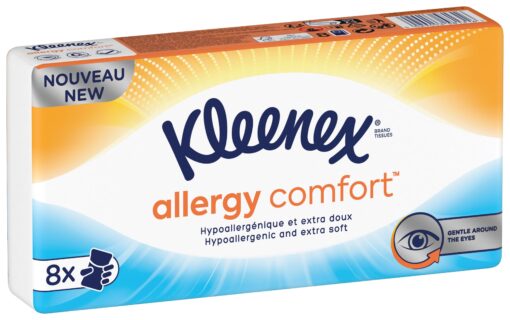 Χαρτομάντηλα Τσέπης Allergy Comfort Kleenex (8 Τεμ /190g)