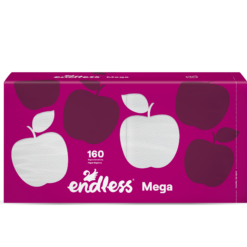 Χαρτοπετσέτες Mega Λευκές 33x33 Endless (160 τεμ)