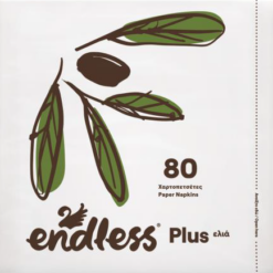 Χαρτοπετσέτες Plus "Ελιά" Endless 30x30 (126g-80φ)