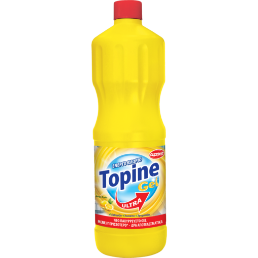 Χλωροκαθαριστικό Gel με Άρωμα Λεμόνι Topine (1250ml)