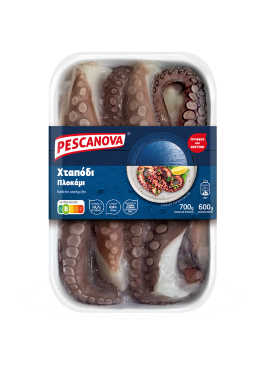 Χταπόδι πλοκάμι Κατεψυγμένο Pescanova (700gr - κ.β.600gr)