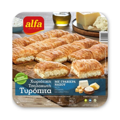 Χωριάτικη Τσαλακωτή Τυρόπιτα Alfa (900 g)